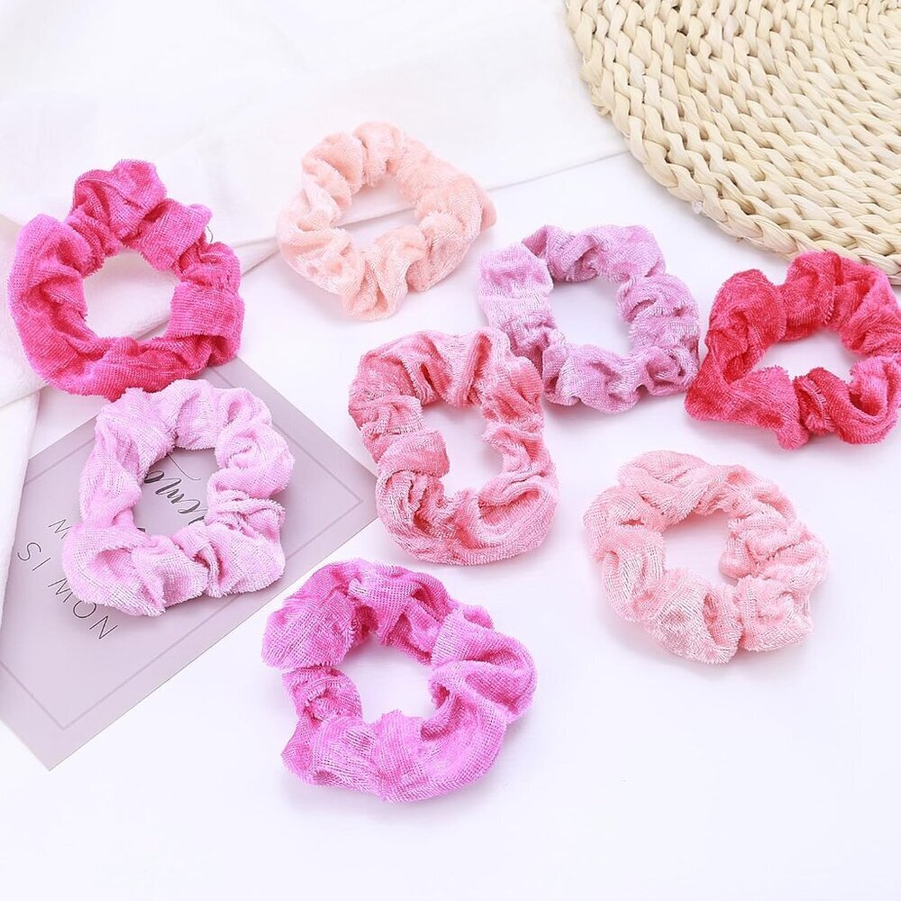 Ultimate 75-Piece Velvet Scrunchies Set - Stylish & Gentle on Hair - Great Gift - Picture 4 of 7